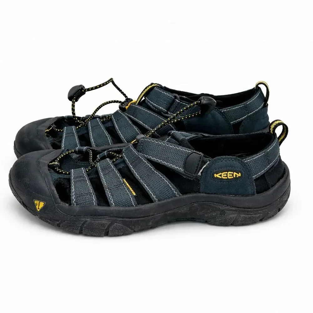 Kids Keen Newport H2 Sandals Shoes Size 4 Blue Fisherman 37 EU Water Hike Boys
